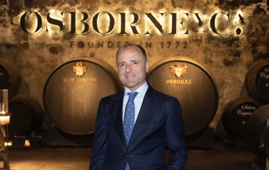 Rafa Magallón, el director comercial de Osborne en la bodega de la compañía / CEDIDA Rafa Magallón, el director comercial de Osborne en la bodega de la compañía / CEDIDA