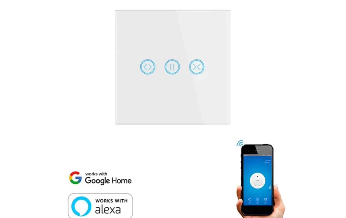 El interruptor wifi inteligente para persianas y cortinas LEROY MERLIN El interruptor wifi inteligente para persianas y cortinas LEROY MERLIN