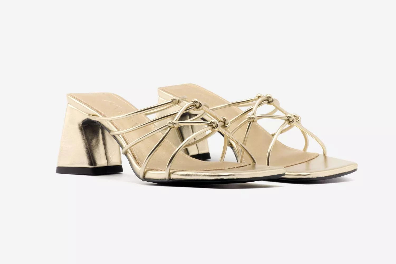 Tacón Nats dorado de MIM / MIM SHOES Tacón Nats dorado de MIM / MIM SHOES