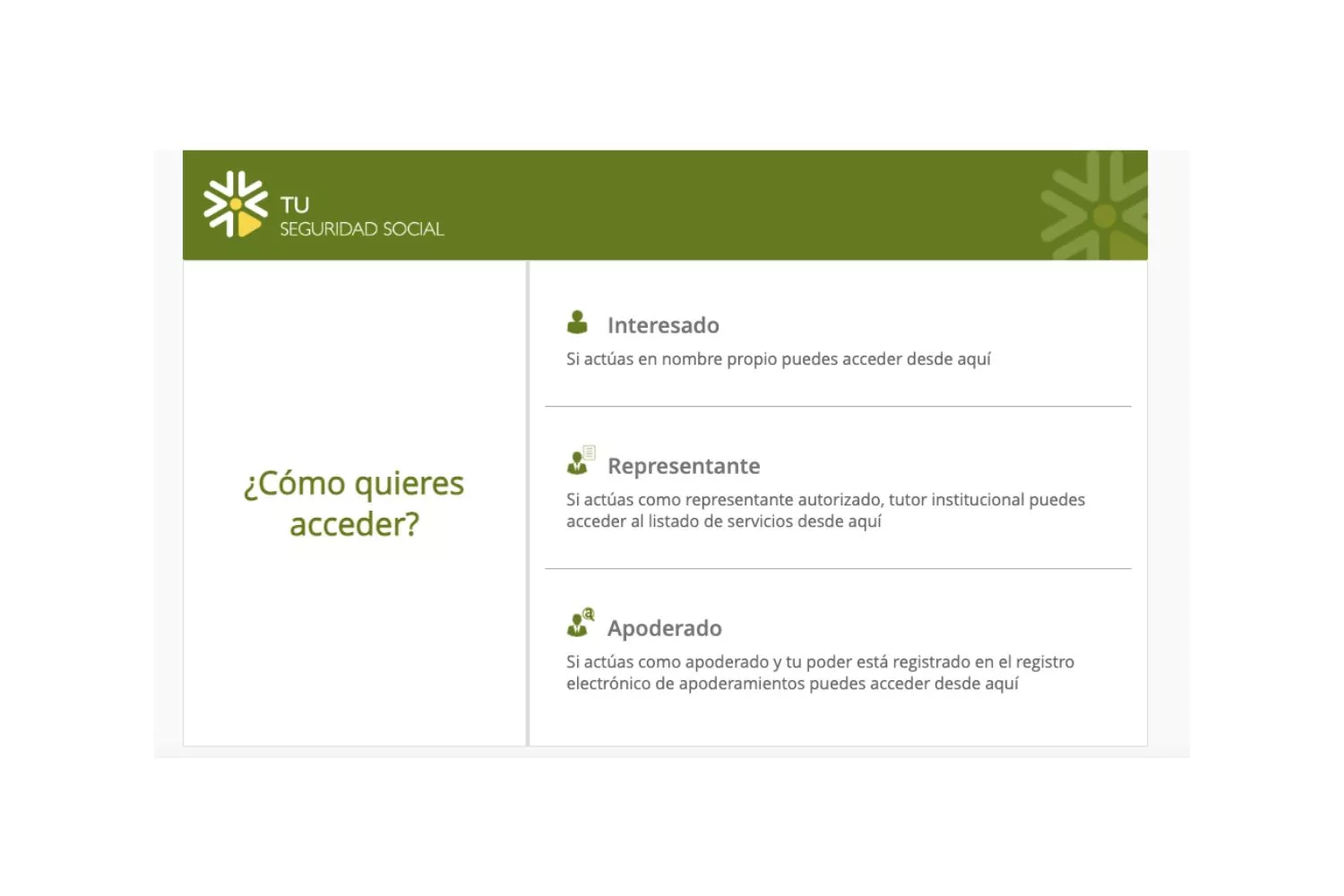 Web Tu Seguridad Social / CG Web Tu Seguridad Social / CG