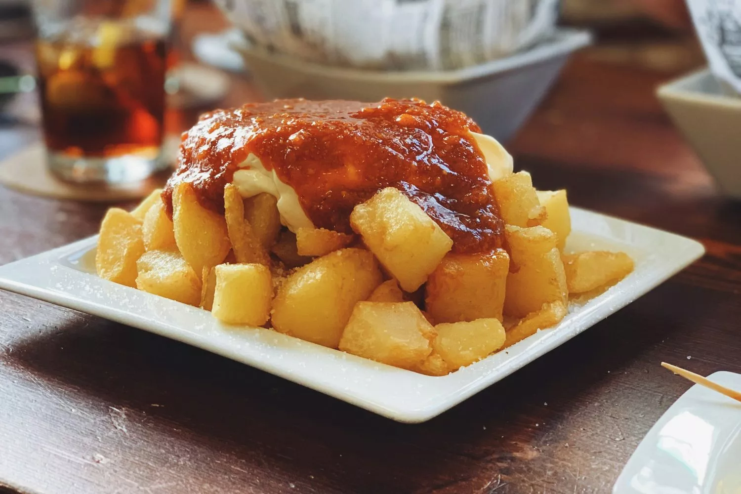 Un plato de patatas bravas / UNSPLASH Un plato de patatas bravas / UNSPLASH