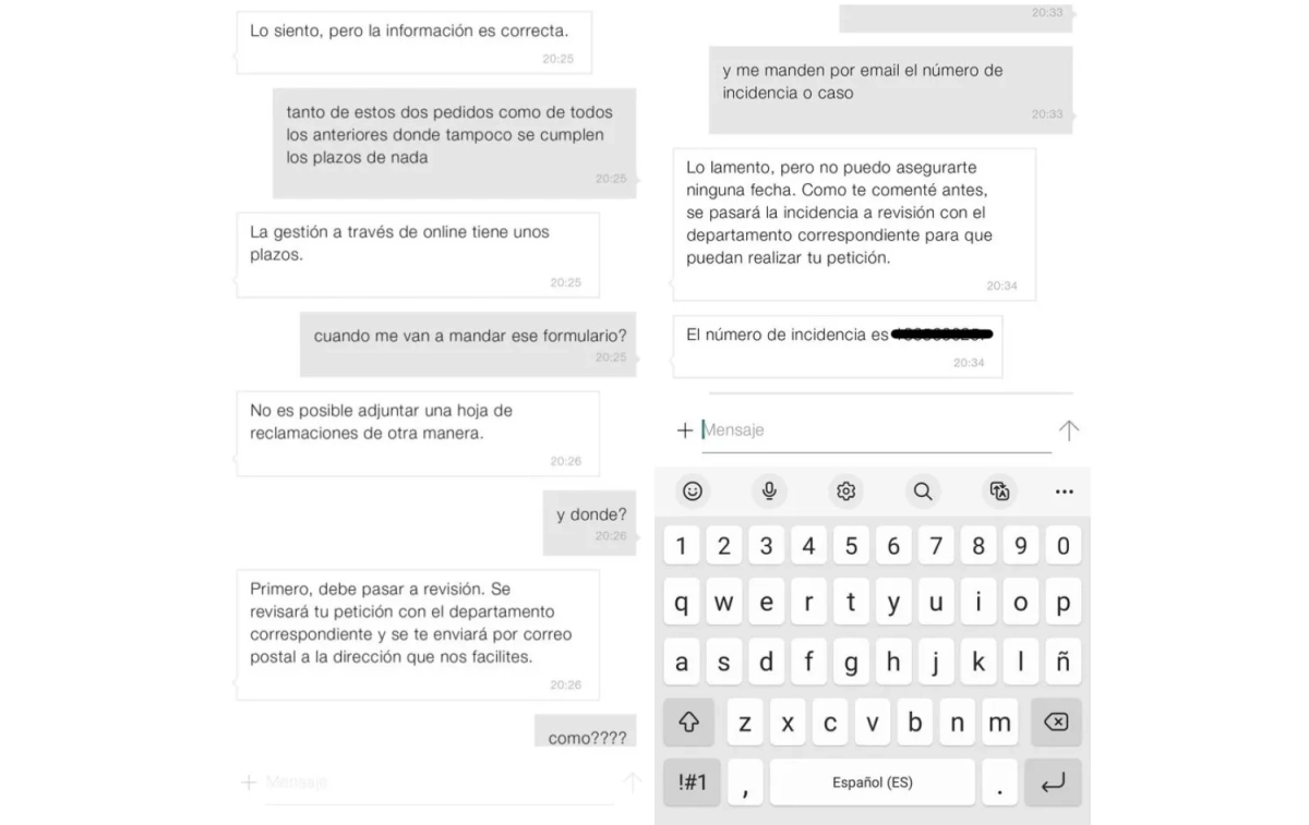 La conversación de Carmen López con Zara X (antigüo Twitter)) La conversación de Carmen López con Zara X (antigüo Twitter))