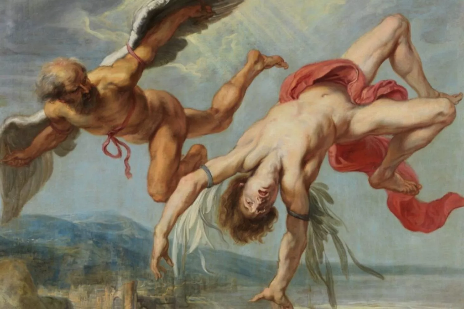 'La caída de Ícaro',  Jacob Peeter Gowy