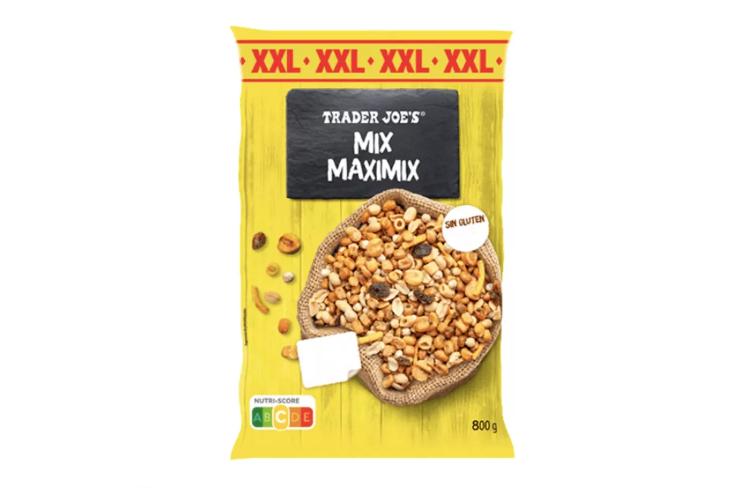 Cóctel de frutos secos afectado por la alerta y vendido en Aldi / AESAN Cóctel de frutos secos afectado por la alerta y vendido en Aldi / AESAN