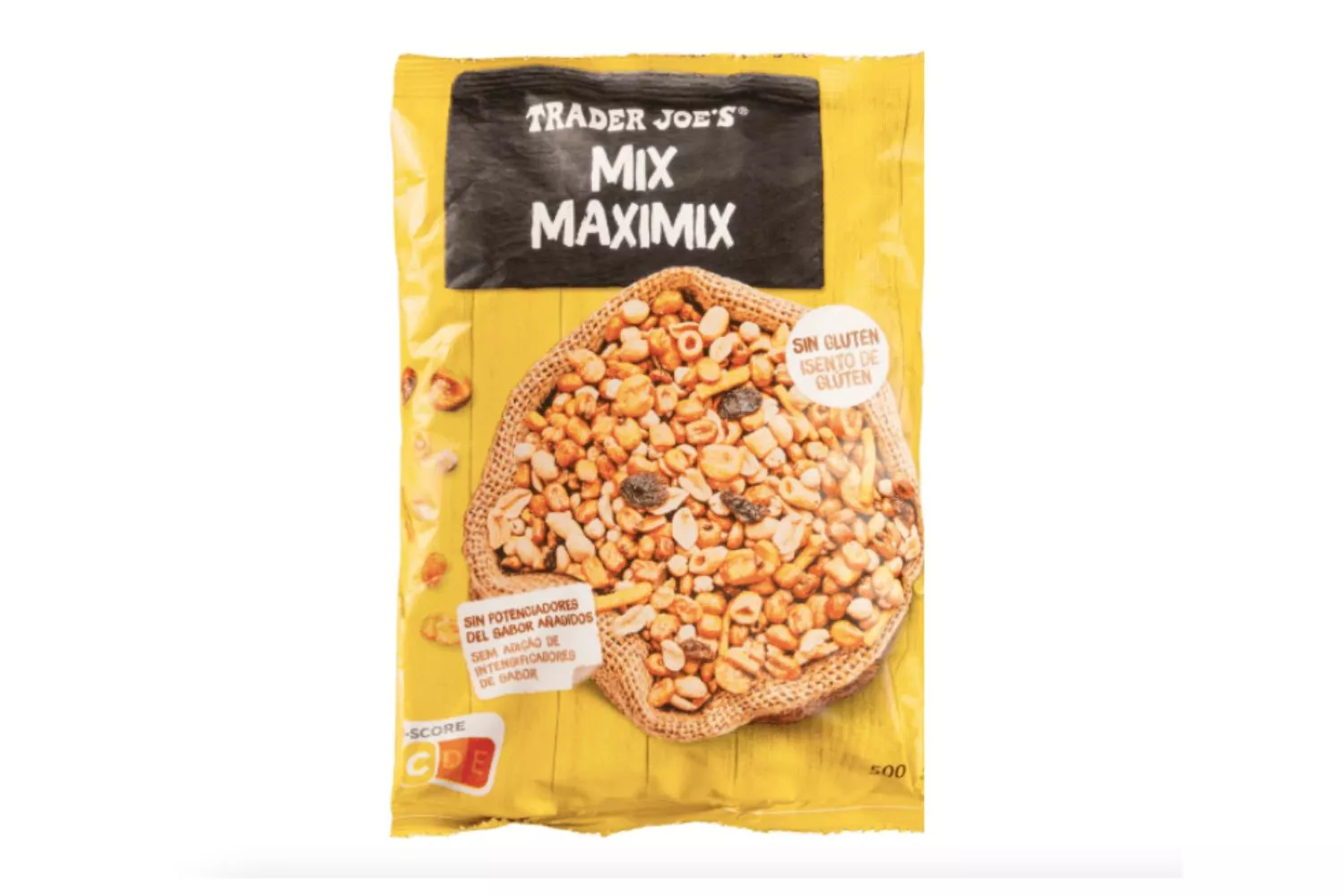 Cóctel de frutos secos afectado por la alerta y vendido en Aldi /AESAN Cóctel de frutos secos afectado por la alerta y vendido en Aldi /AESAN