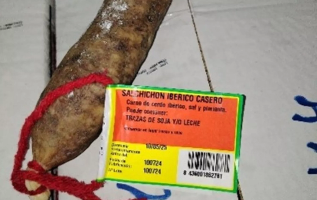 El salchichón ibérico casero afectado JUNTA DE ANDALUCÍA El salchichón ibérico casero afectado JUNTA DE ANDALUCÍA