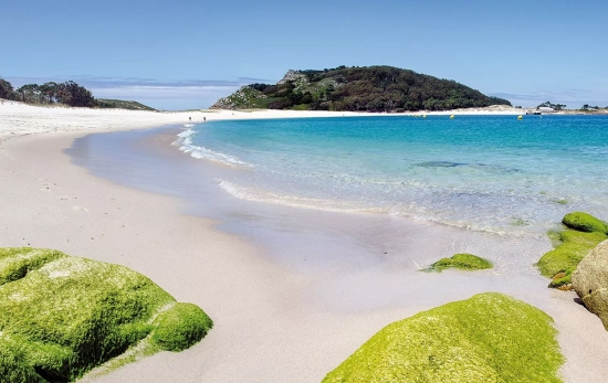 Una de las playas de las Islas Cíes, una de las más frías de España NAVIERA NABIA Una de las playas de las Islas Cíes, una de las más frías de España NAVIERA NABIA