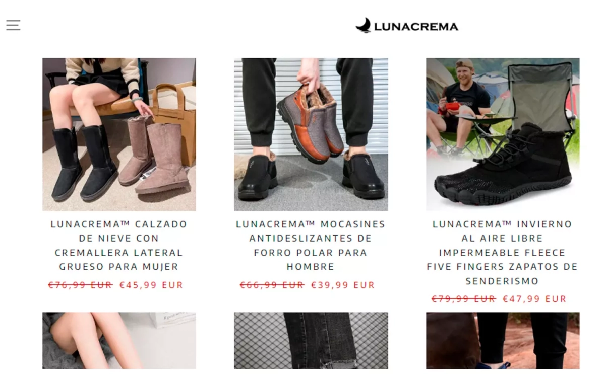 Calzado a la venta en Lunacrema / CG Calzado a la venta en Lunacrema / CG