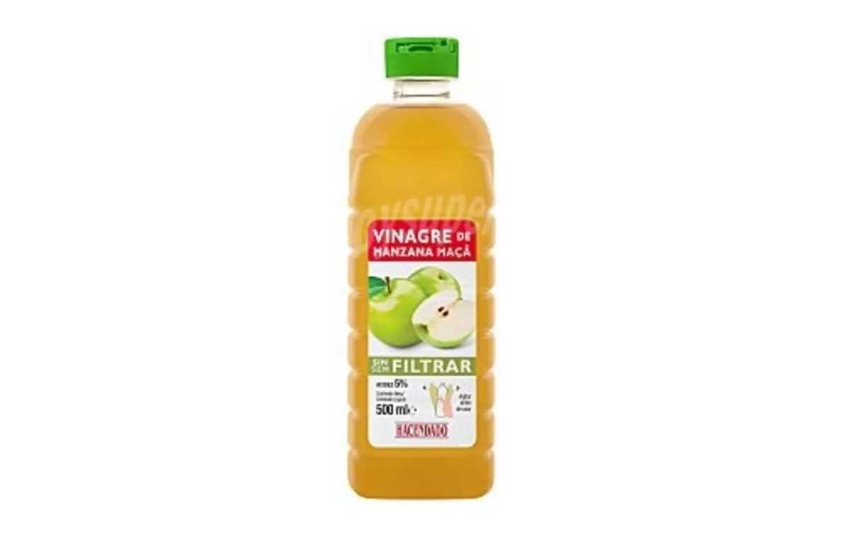 El vinagre de manzana de Hacendado afectado por la alerta de la Aesan El vinagre de manzana de Hacendado afectado por la alerta de la Aesan