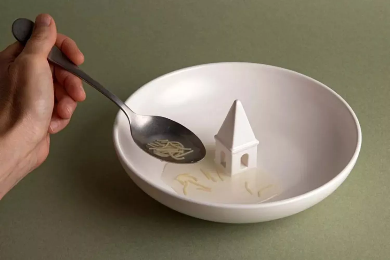 Plato para sopa Qui Mana / ONIRICAT Plato para sopa Qui Mana / ONIRICAT