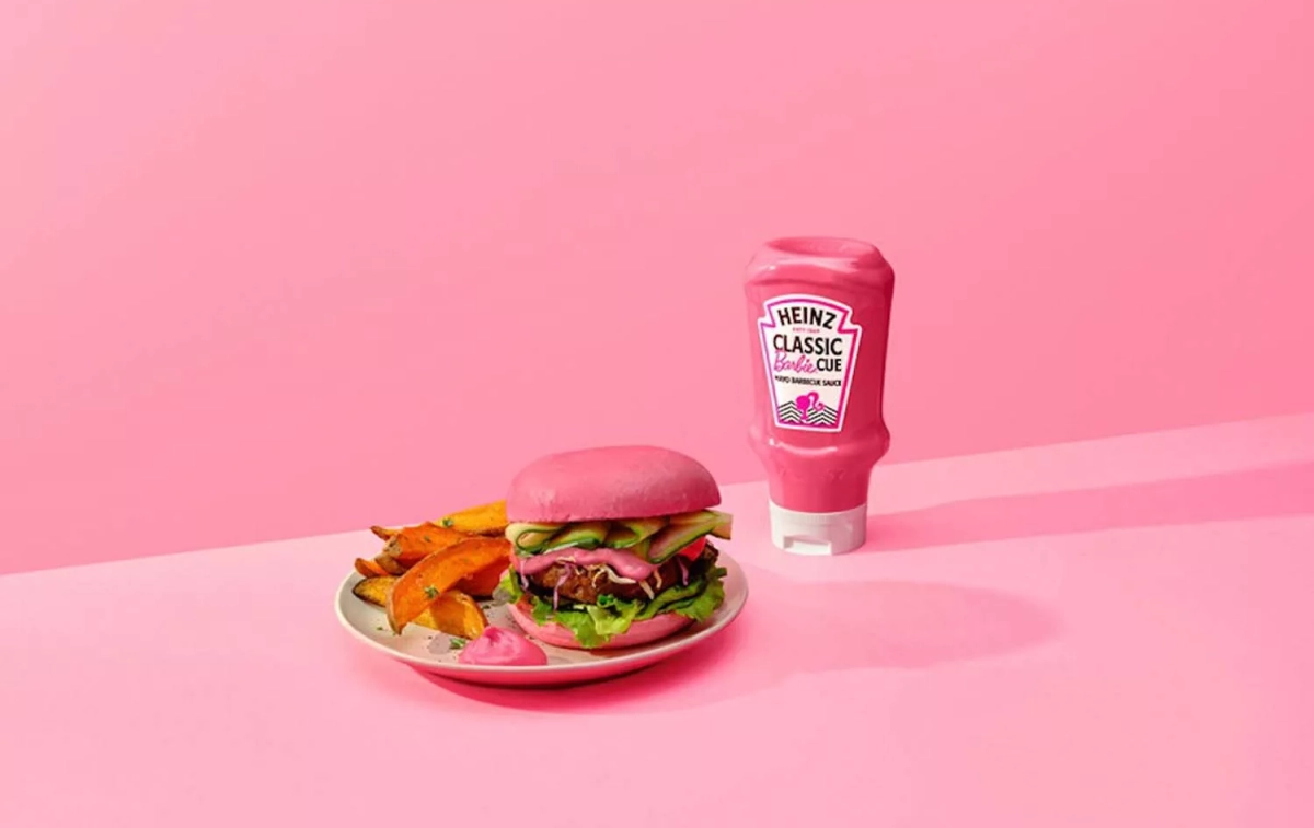 La salsa rosa Barbiecue de Heinz La salsa rosa Barbiecue de Heinz