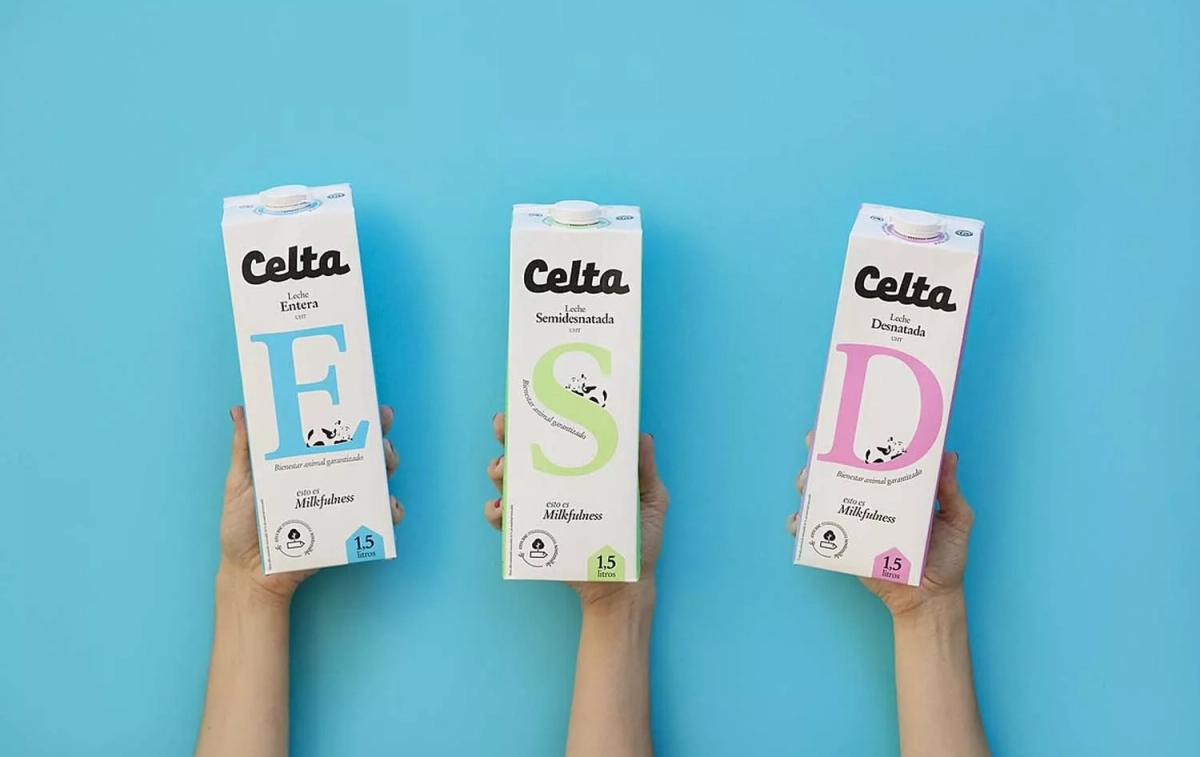 Los bricks actuales de Leche Celta Los bricks actuales de Leche Celta