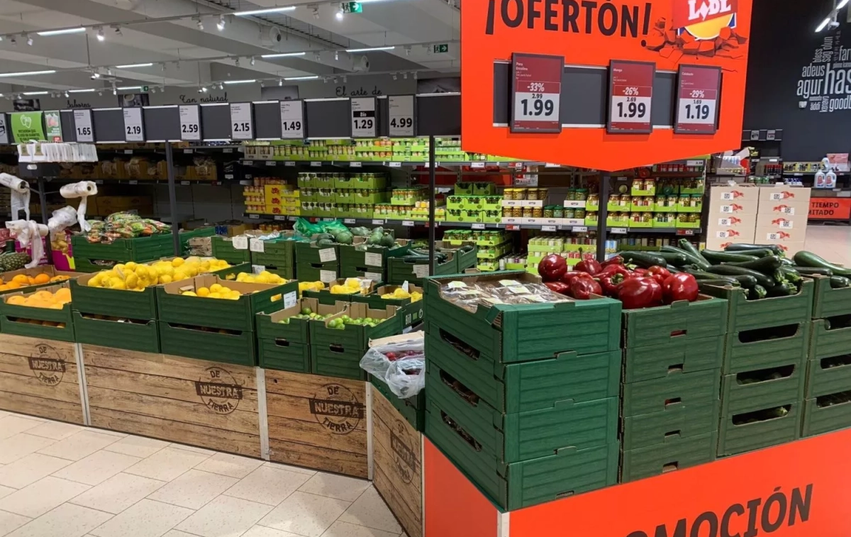 Un pasillo de Lidl / EUROPA PRESS - LIDL Un pasillo de Lidl / EUROPA PRESS - LIDL