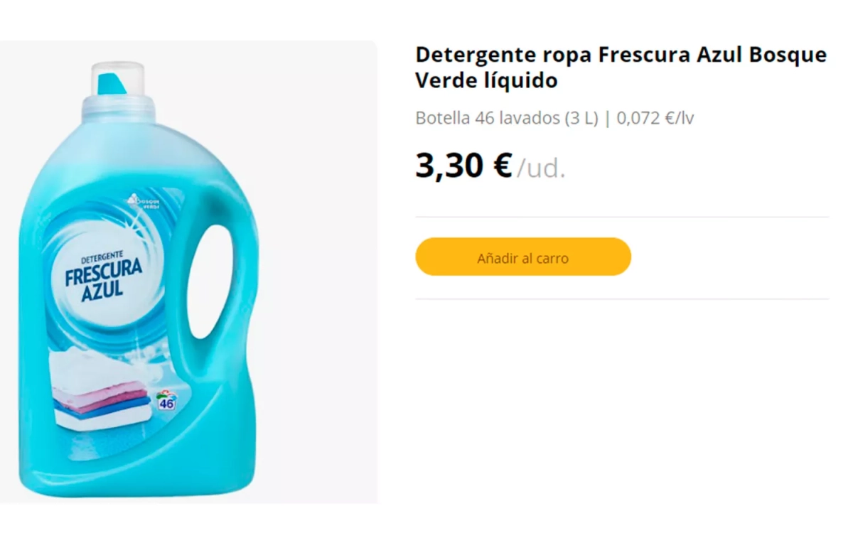 El detergente de Mercadona / MERCADONA El detergente de Mercadona / MERCADONA