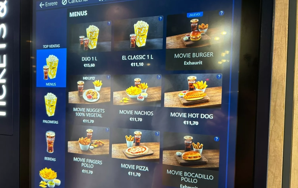 Los precios de los packs de palomitas y bebidas en Cinesa CG Los precios de los packs de palomitas y bebidas en Cinesa CG