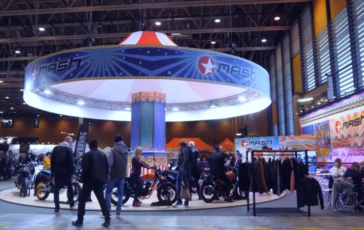 Una exposición de motos Mash MASH Una exposición de motos Mash MASH