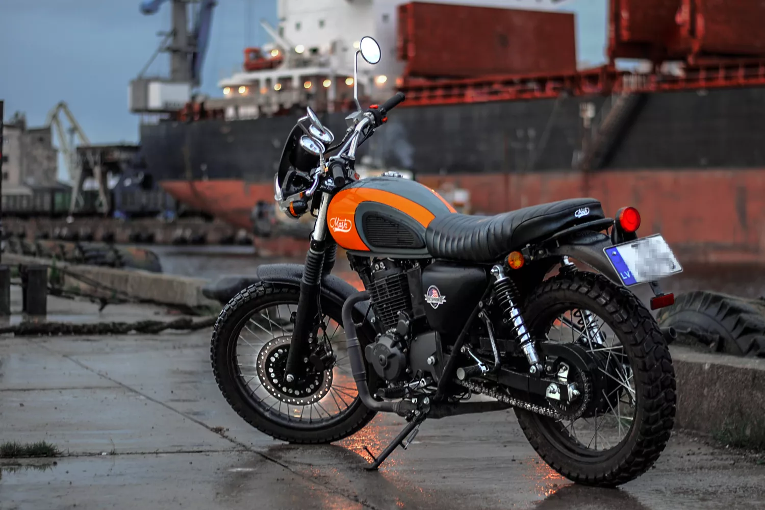Una moto de la marca Mash que no tiene piezas de repuesto / WIKIMEDIA