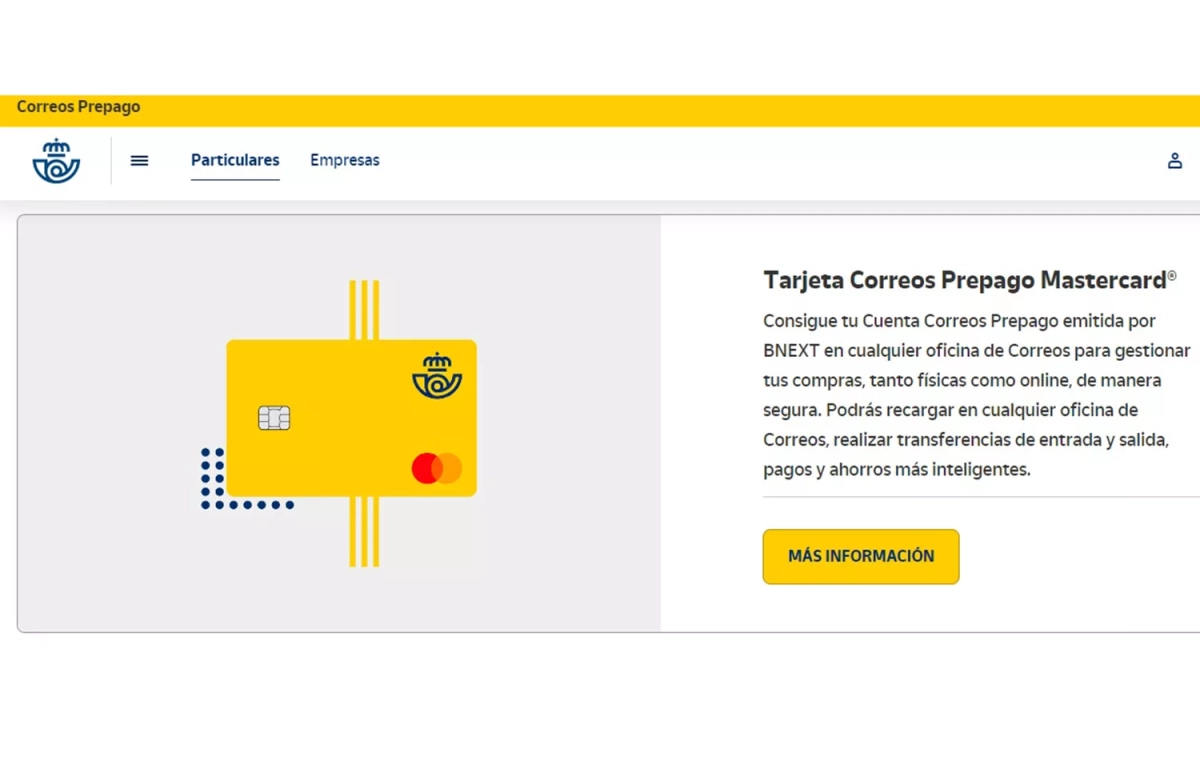 Información de Correos sobre su tarjeta prepago / CORREOS Información de Correos sobre su tarjeta prepago / CORREOS