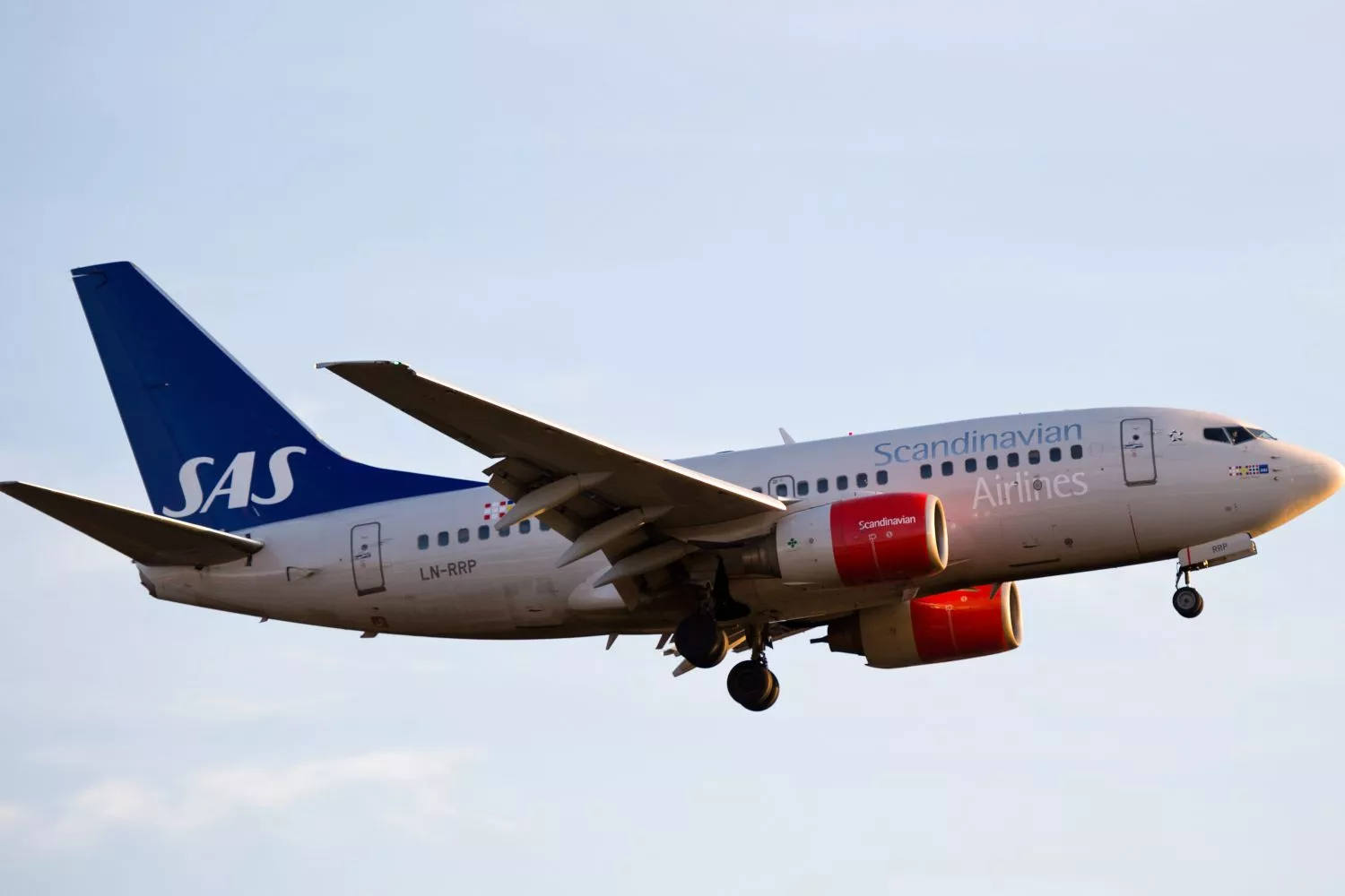 Un avión de Scandinavian Airlines   EP
