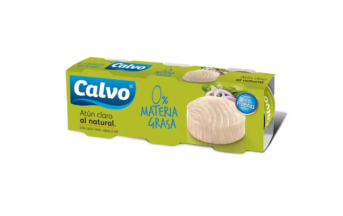 El Atún Calvo 0% Materia Grasa que la empresa ha retirado del mercado / OLE FOOD MARKET El Atún Calvo 0% Materia Grasa que la empresa ha retirado del mercado / OLE FOOD MARKET