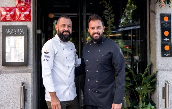 Álvaro Castellanos (izquierda) e Iván Morales (derecha), socios fundadores del grupo de restauración Arzábal / CEDIDA Álvaro Castellanos (izquierda) e Iván Morales (derecha), socios fundadores del grupo de restauración Arzábal / CEDIDA