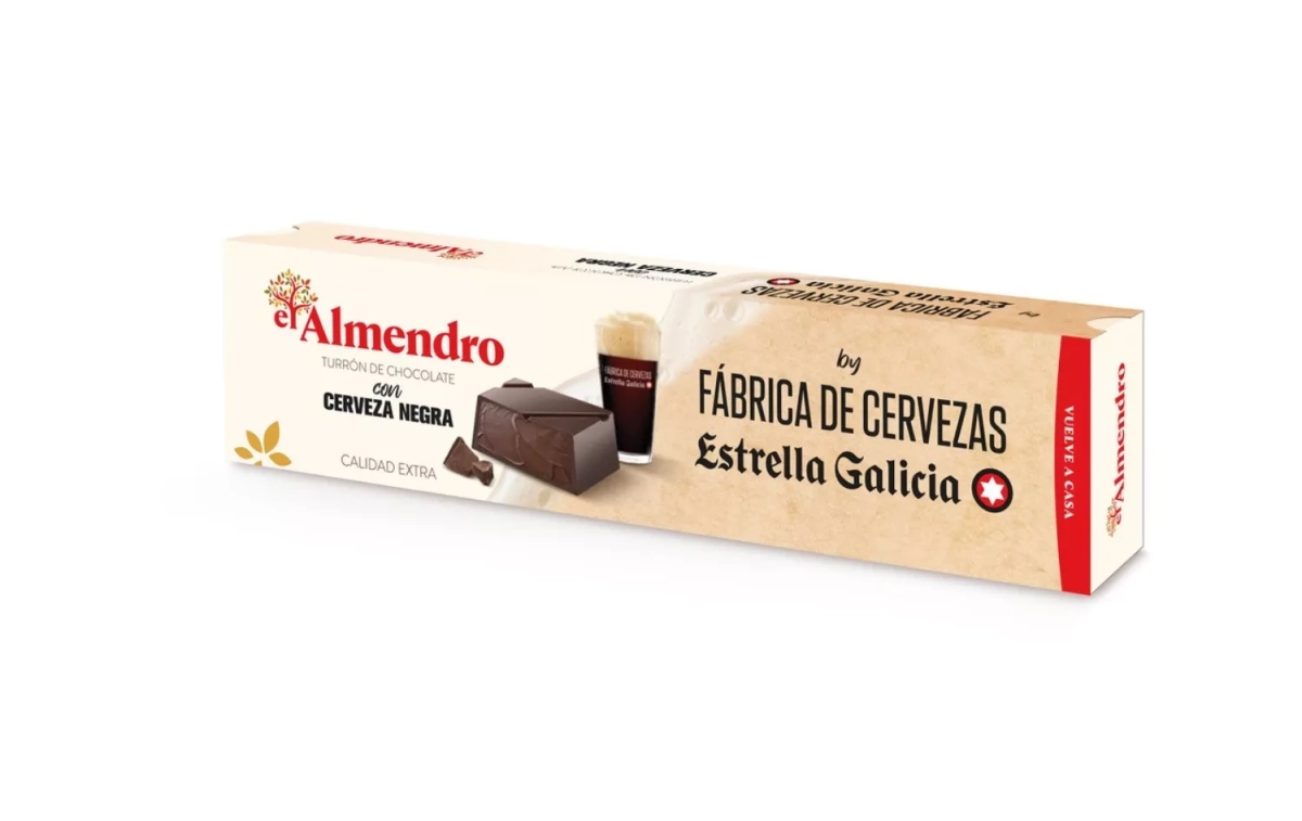 El turrón de El Almendro y Estrella Galicia CEDIDA El turrón de El Almendro y Estrella Galicia CEDIDA