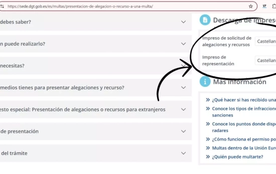 La web de la DGT te proporciona los PDF de los impresos necesarios/ sede.dgt.gob.es La web de la DGT te proporciona los PDF de los impresos necesarios/ sede.dgt.gob.es
