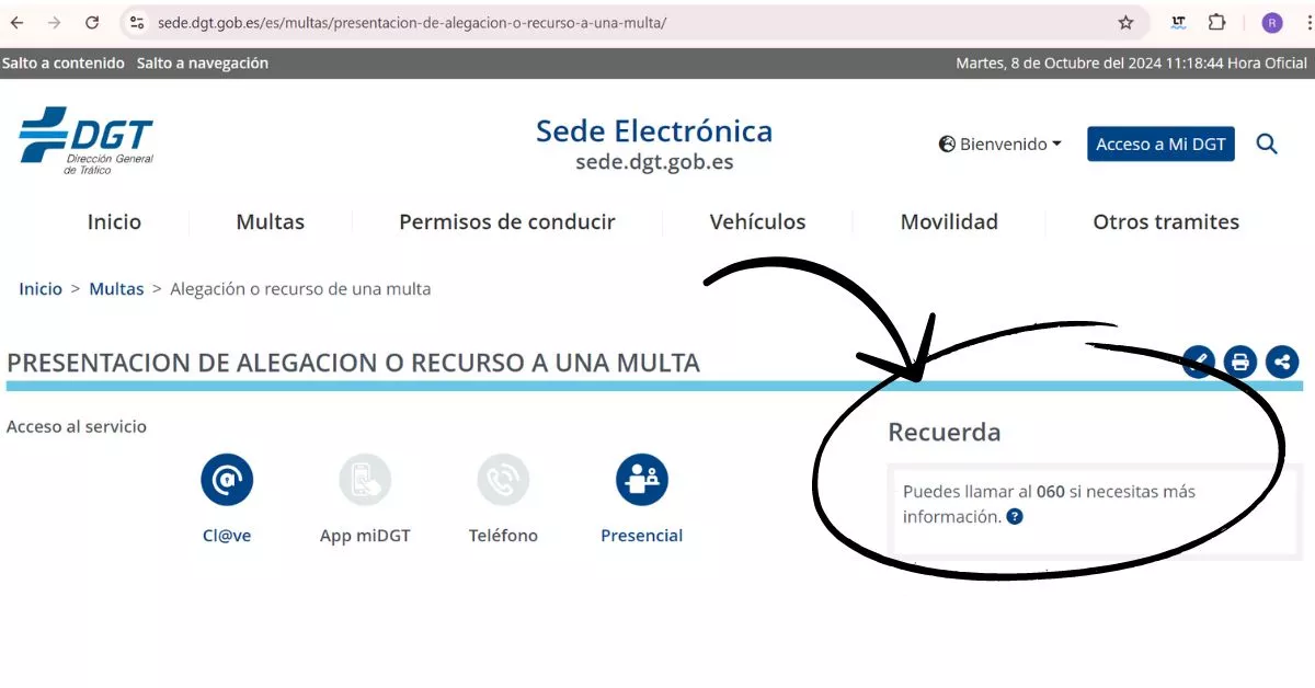 La DGT te ofrece la posibilidad de llamarles en el 060/ sede.dgt.gob.es La DGT te ofrece la posibilidad de llamarles en el 060/ sede.dgt.gob.es