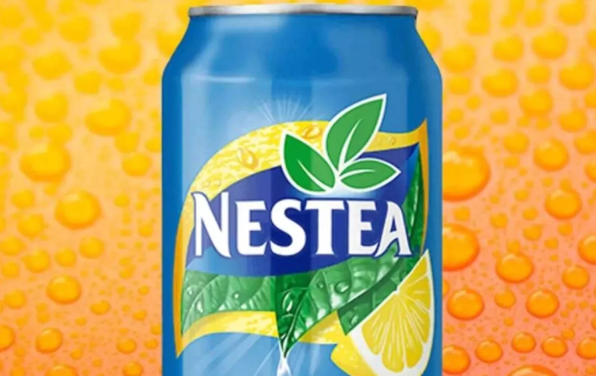 Una lata de Nestea, la marca que comercializan Nestlé y Coca Cola Una lata de Nestea, la marca que comercializan Nestlé y Coca Cola