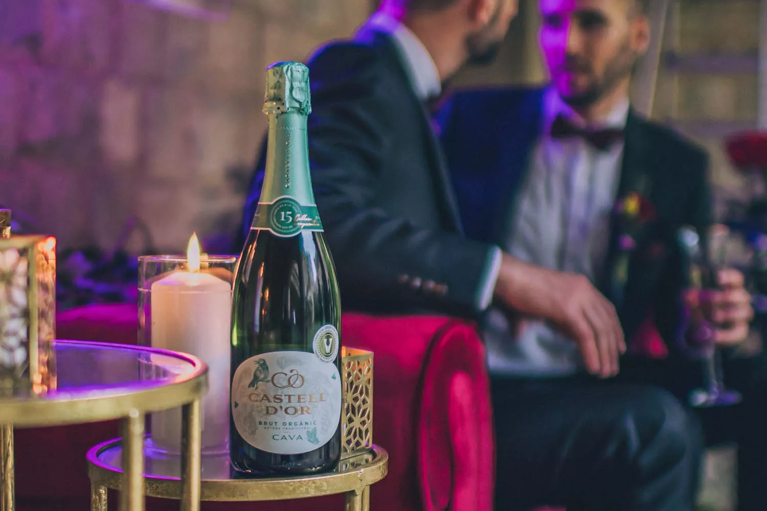 Una botella de la bodega con los mejores cavas de España CASTELL D'OR