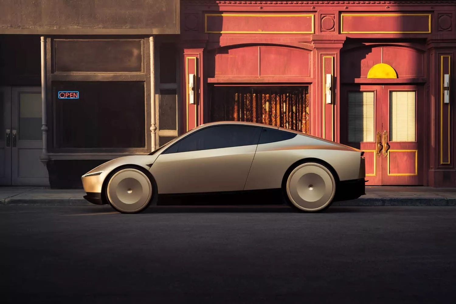 Prototipo del Tesla Cybercab TESLA