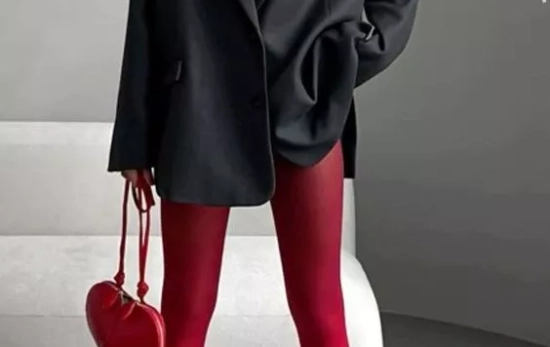 Propuesta de look con vestido blazer para Navidad/ PINTEREST Propuesta de look con vestido blazer para Navidad/ PINTEREST