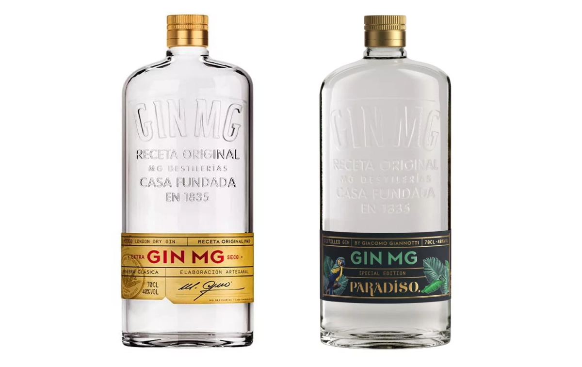 Dos de las ginebras de Gin MG / CEDIDA Dos de las ginebras de Gin MG / CEDIDA