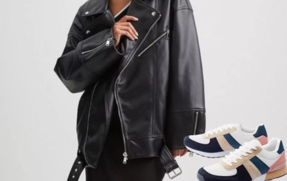 Propuesta de look con las zapatillas de Lidl/ Montaje CG Propuesta de look con las zapatillas de Lidl/ Montaje CG