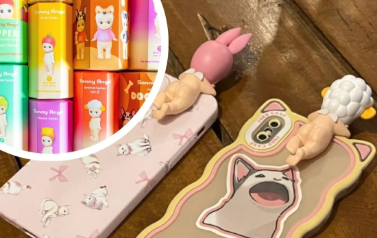 'Sonny Angels' es el complemento viral para tu móvil / Montaje CG 'Sonny Angels' es el complemento viral para tu móvil / Montaje CG