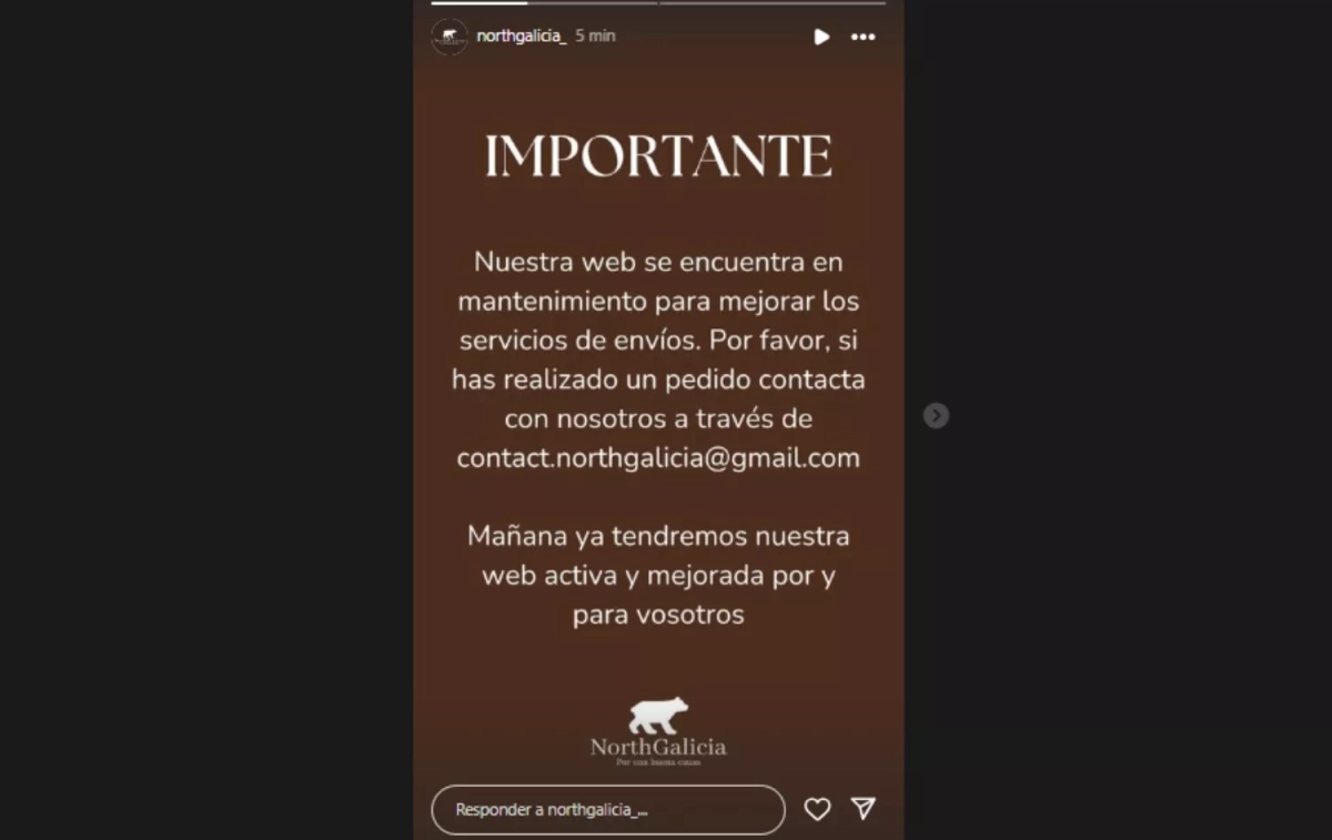 Aviso en Instagram / CG Aviso en Instagram / CG