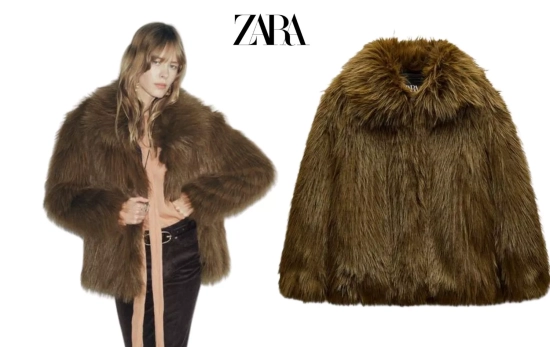 El abrigo viral de Zara que rescata el estilo de tu abuela/ ZARA.COM El abrigo viral de Zara que rescata el estilo de tu abuela/ ZARA.COM