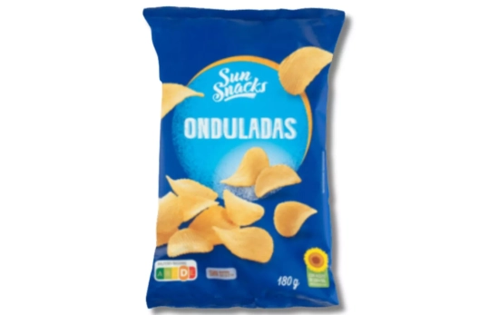 PATATAS FRITAS ONDULADAS 'SUN SNACK' ALDI/ AESANGOB.ES PATATAS FRITAS ONDULADAS 'SUN SNACK' ALDI/ AESANGOB.ES