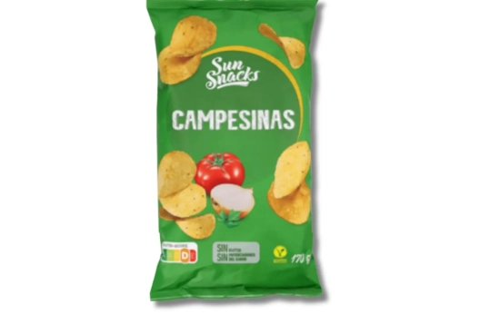 PATATAS FRITAS CAMPESINAS 'SUN SNACK' ALDI/ AESANGOB.ES PATATAS FRITAS CAMPESINAS 'SUN SNACK' ALDI/ AESANGOB.ES