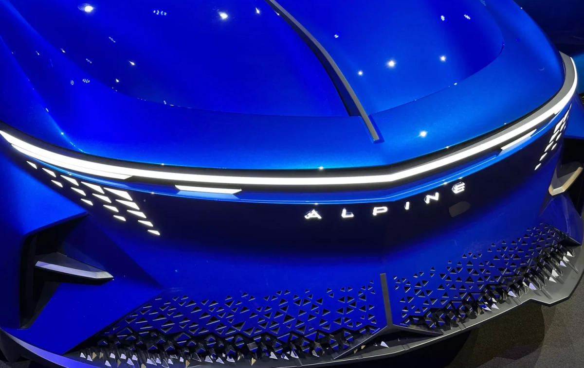 El frontal del Alpine A390 / EP El frontal del Alpine A390 / EP