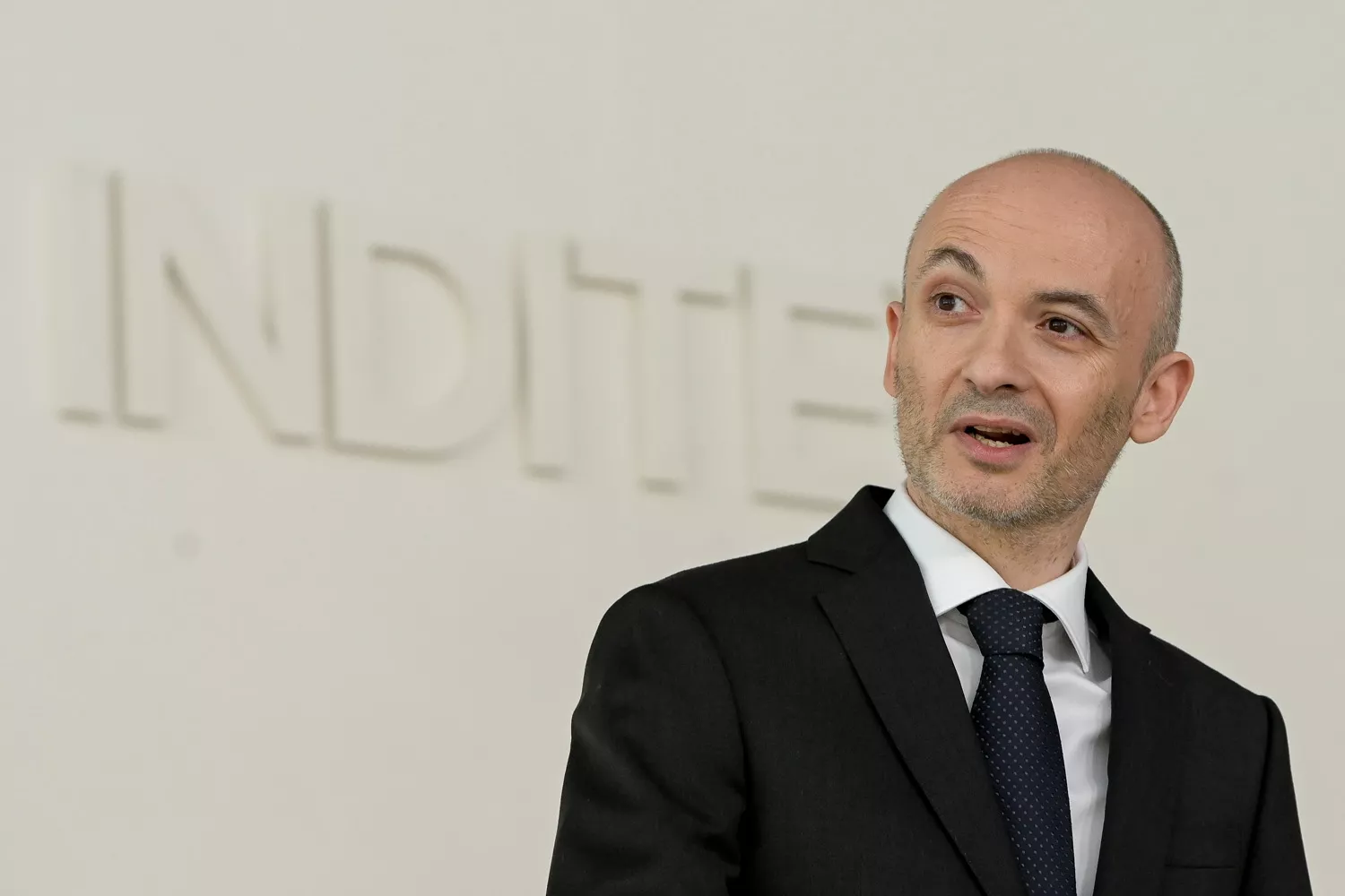 Óscar García Maceiras, diretor executivo da Inditex, durante a apresentação dos resultados / M.DYLAN EP