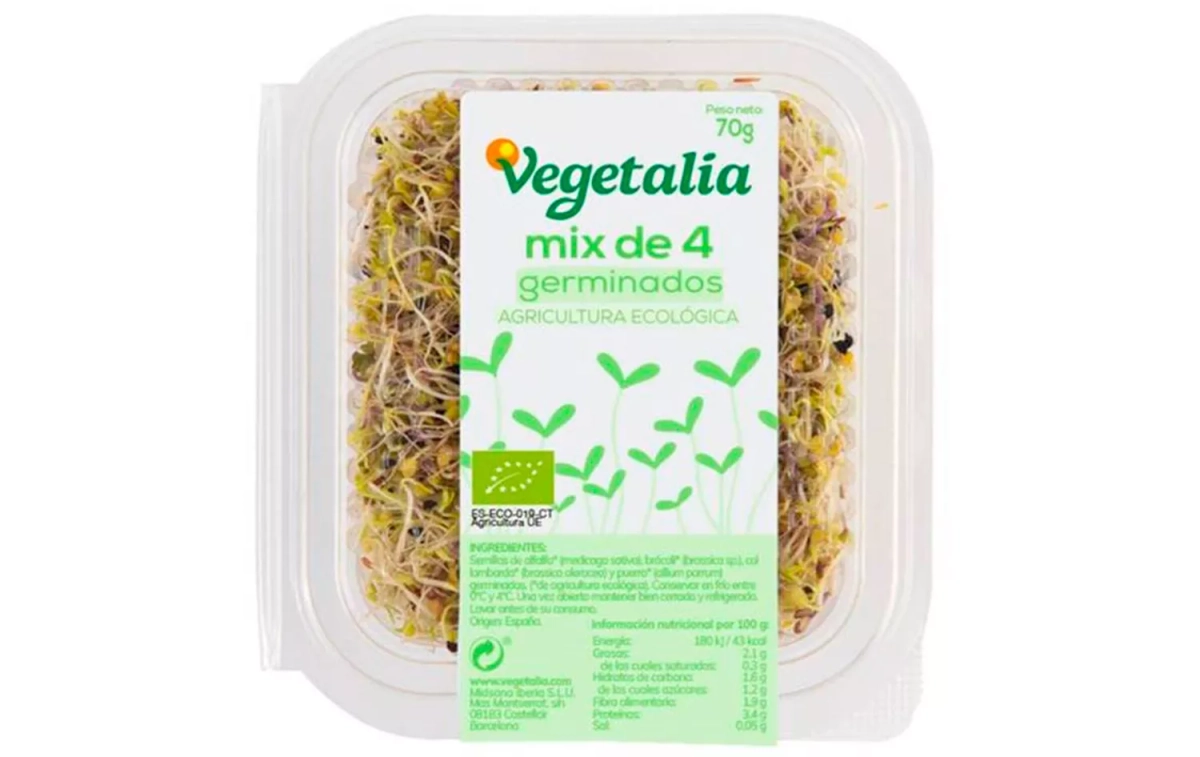 Productos afectados de Vegetalia / AESAN Productos afectados de Vegetalia / AESAN