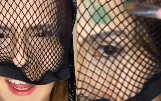 Truco de maquillaje con media/ @marciakmb (Tik Tok) Truco de maquillaje con media/ @marciakmb (Tik Tok)