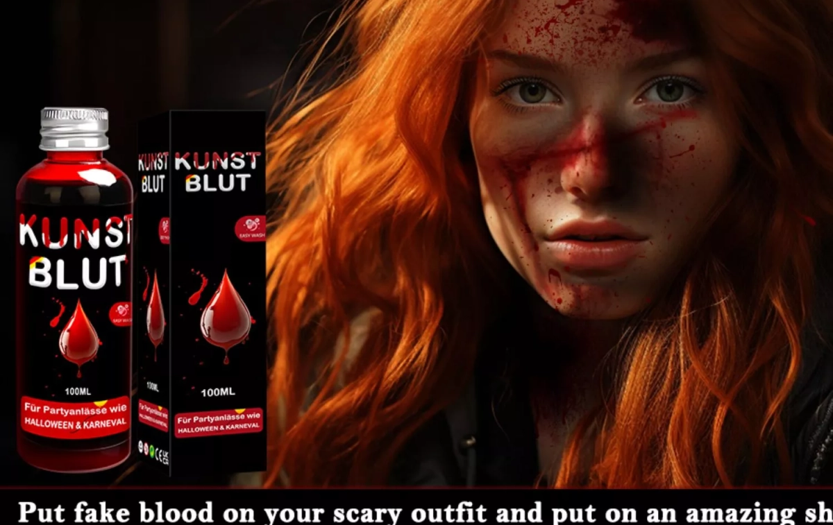 Anuncio de sangre falsa / AMAZON Anuncio de sangre falsa / AMAZON