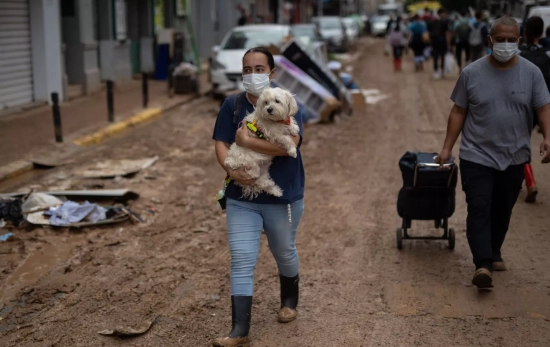 Una chica que ha podido rescatar a un perro/ EuropaPress Una chica que ha podido rescatar a un perro/ EuropaPress