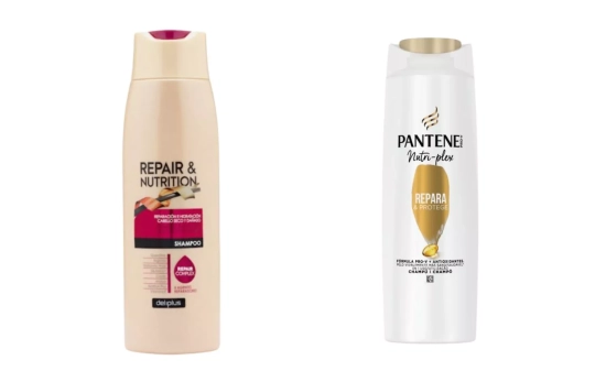 Champú Repair & Nutrition Deliplus y Champú Pantene Repara & Protege ProV/ Montaje CG Champú Repair & Nutrition Deliplus y Champú Pantene Repara & Protege ProV/ Montaje CG