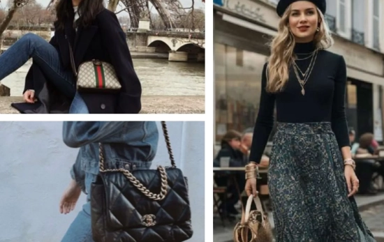 El truco estelar de los estilistas es coronar el look con un buen bolso/ PINTEREST El truco estelar de los estilistas es coronar el look con un buen bolso/ PINTEREST
