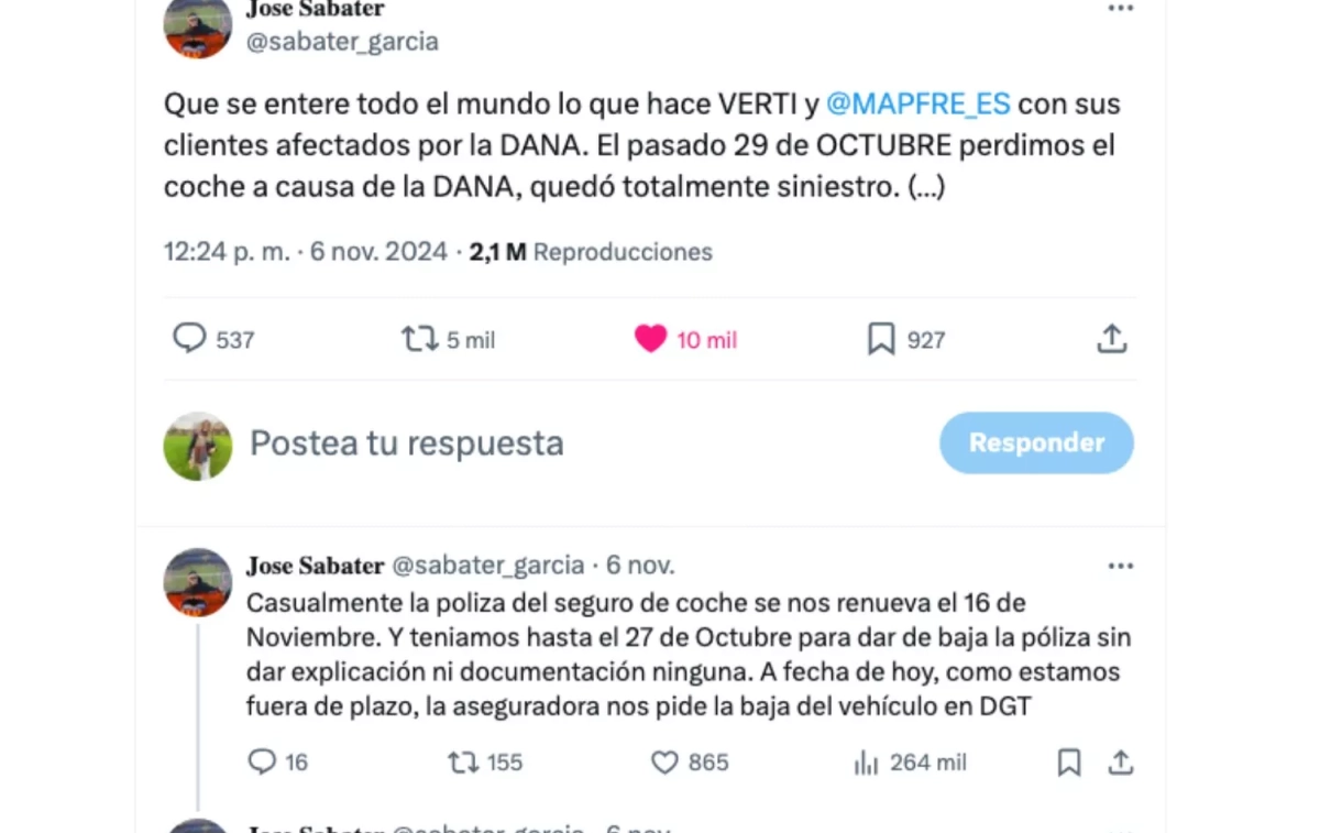 El hilo en X de José Sabater X El hilo en X de José Sabater X