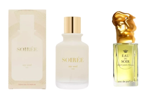 Soirée (12 €)/ Eau de Soir de Sisley (125 euros)/ Montaje CG Soirée (12 €)/ Eau de Soir de Sisley (125 euros)/ Montaje CG
