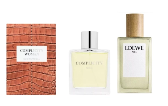 Complicity Woman (8 €)/ Aire de Loewe (132 €)/ Montaje CG Complicity Woman (8 €)/ Aire de Loewe (132 €)/ Montaje CG